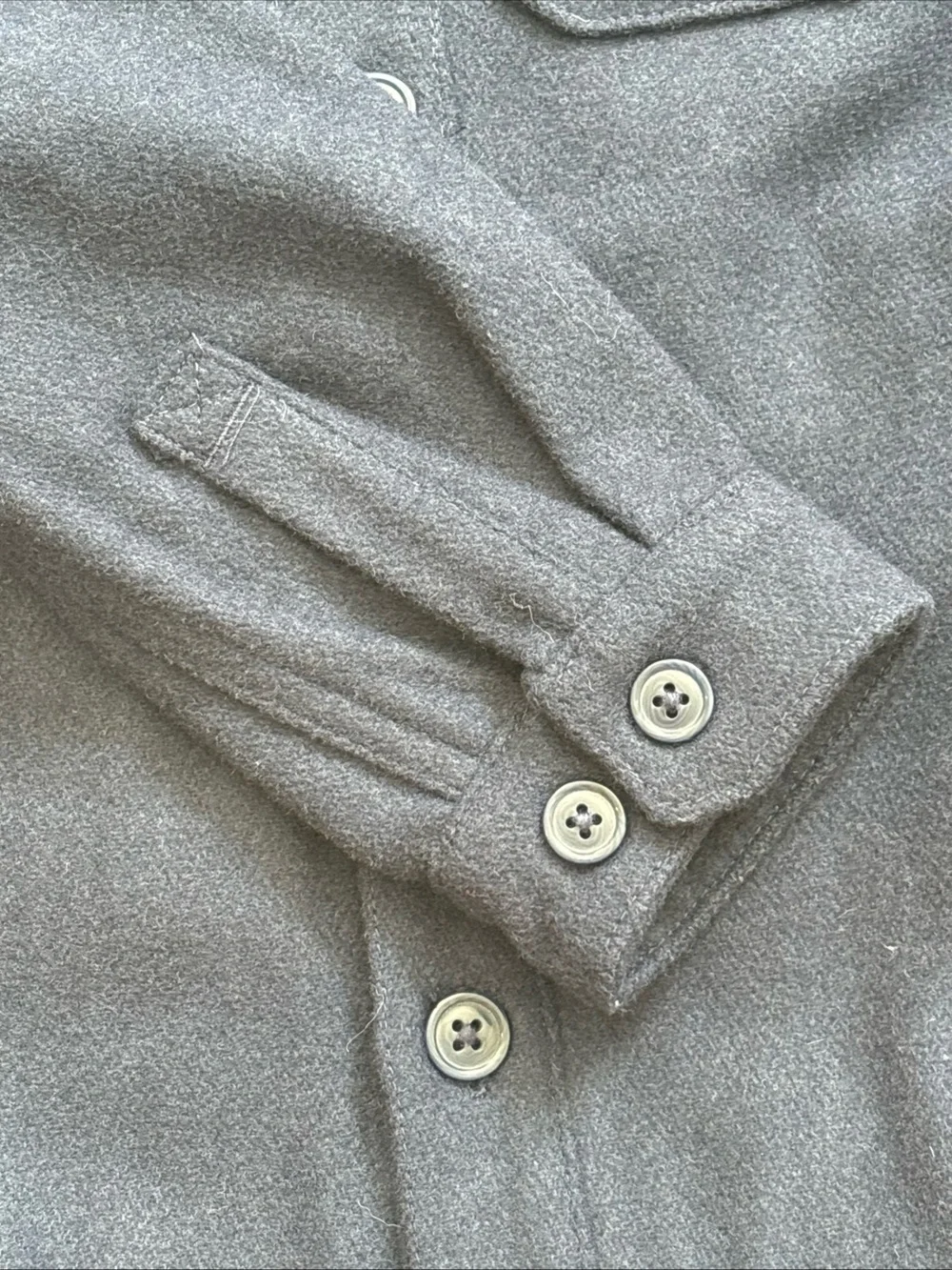 Janie And Jack Boys The Twill Shirt Jacket Size 3 to 4 Navy Blue Button Front